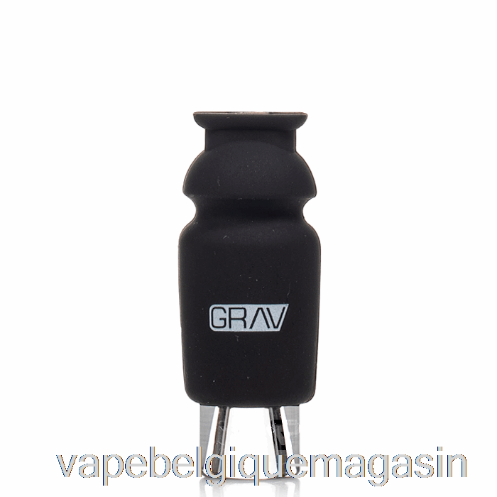 Vape Shop Bruxelles Grav Béquille En Verre à Capuchon En Silicone Noir
